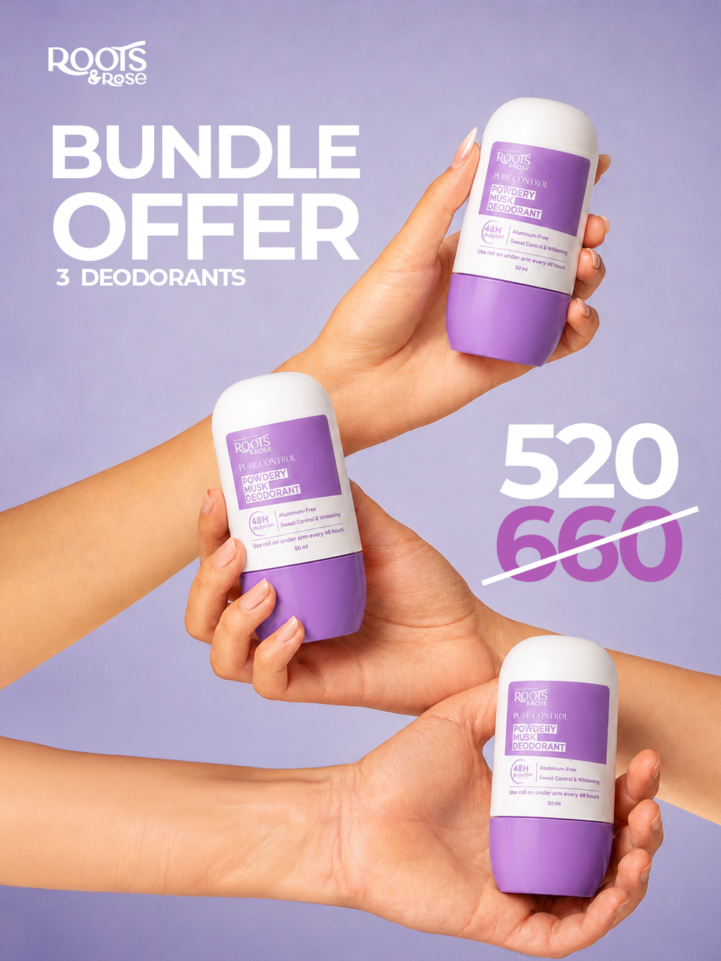3 Deodorant Bundle